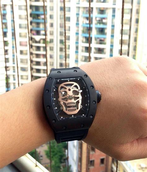 replica skull watch|richard mille skeleton skull watch.